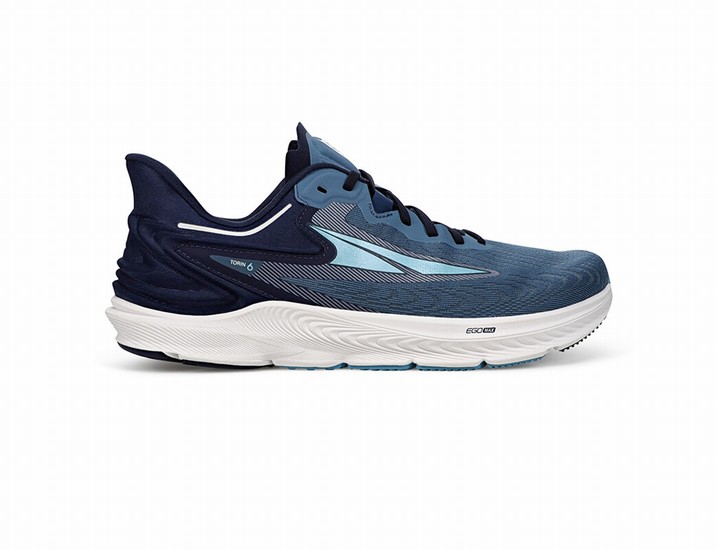 Blue / Black Altra Torin 6 Men's Road Running Shoes | 7948-DIYOU