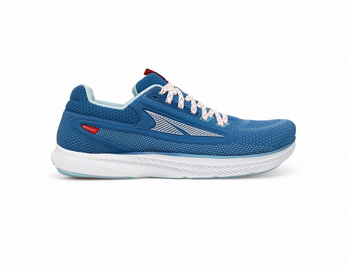 Blue / Red Altra Escalante 3 Men's Road Running Shoes | 6927-JFELQ