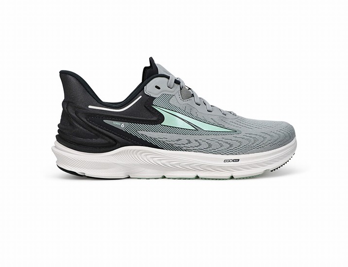 Grey / Black Altra Torin 6 Women's Road Running Shoes | 7183-QOCVJ