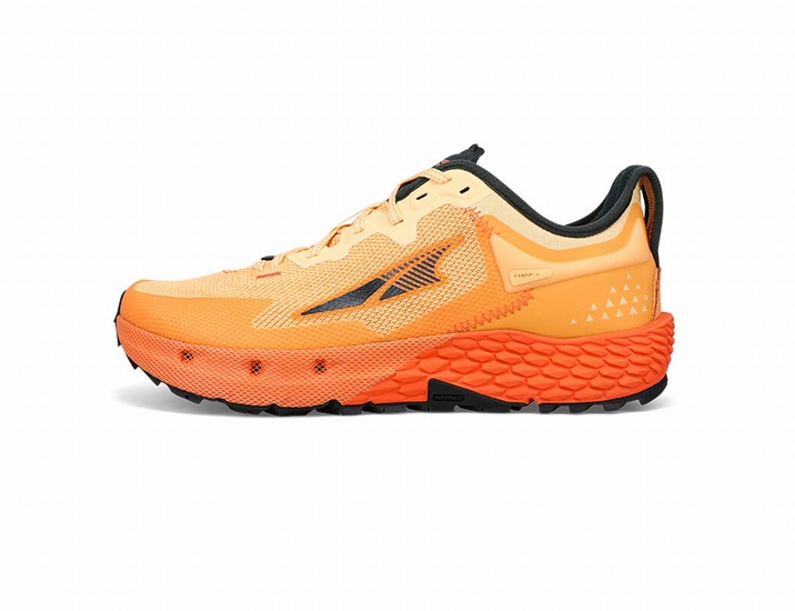 Orange / Black Altra Timp 4 Men's Trail Running Shoes | 3478-UBLNR