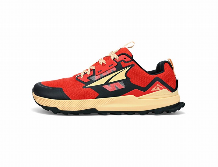 Red / Black Altra Lone Peak 7 Men's Trail Running Shoes | 1492-EPGAO