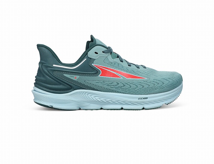 Turquoise Altra Torin 6 Women's Road Running Shoes | 2167-EOHLZ