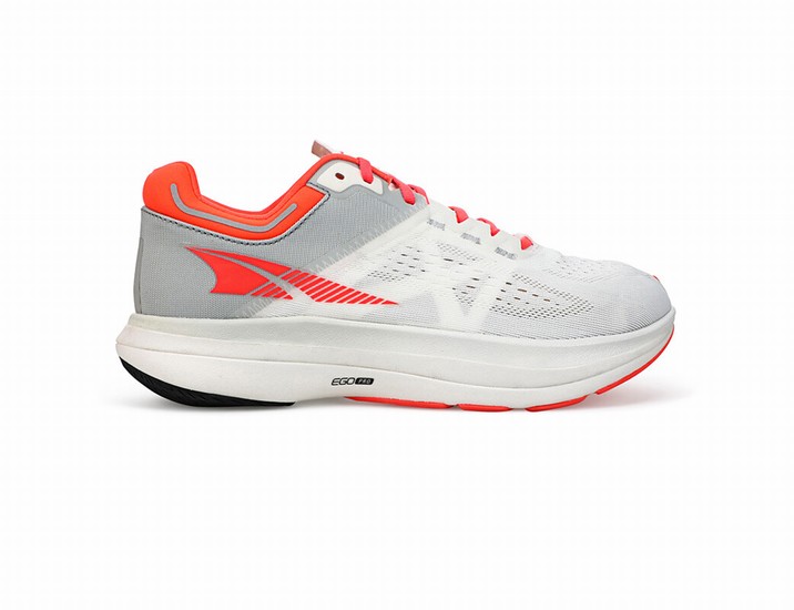 White / Orange Altra Vanish Tempo Women's Road Running Shoes | 1027-CJSRX