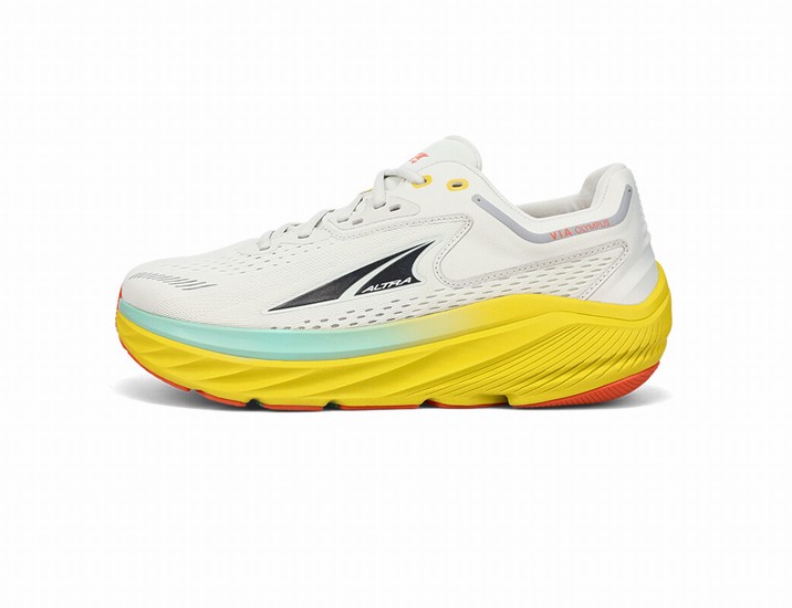 White / Yellow / Blue / Orange Altra Via Olympus Men's Road Running Shoes | 4193-AJIGP