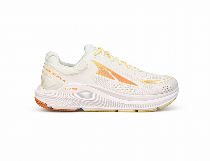 Yellow / White Altra Paradigm 6 Women's Road Running Shoes | 3148-TSIYL