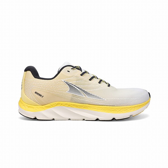 Yellow / White Altra Rivera 2 Women's Road Running Shoes | 7352-VAEGI