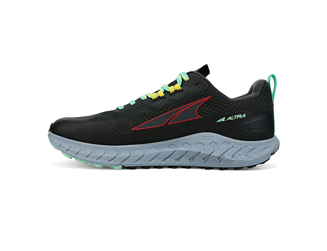 Black / Blue Altra Outroad Men's Trail Running Shoes | 8314-QJLWN