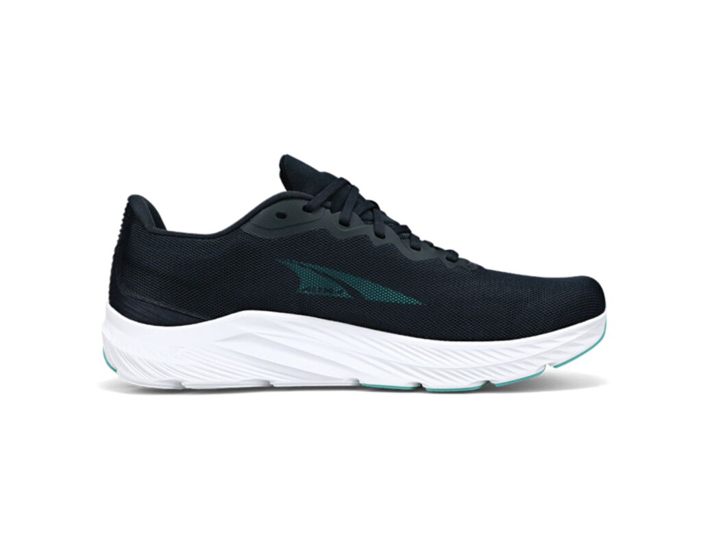 Black / Green / White Altra Rivera 3 Men's Road Running Shoes | 6018-XWEPB