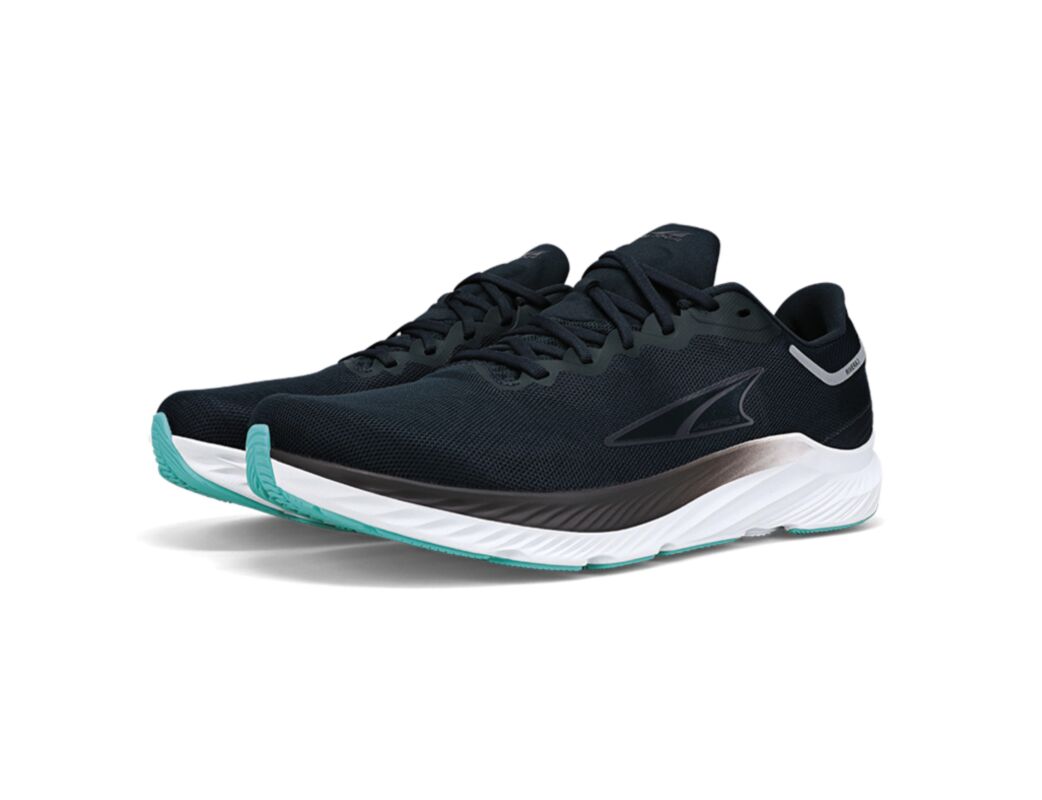 Black / Green / White Altra Rivera 3 Men's Road Running Shoes | 6018-XWEPB