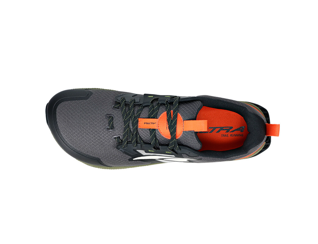 Black / Grey / Orange / Green Altra Lone Peak 7 Men's Trail Running Shoes | 2907-YAJBR