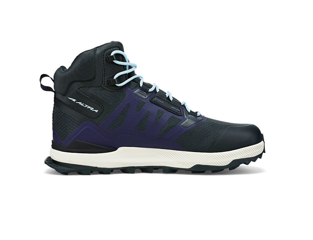 Black / Navy Altra Lone Peak Mid All-Wthr 2 Women's Trail Running Shoes | 9826-RTUNS