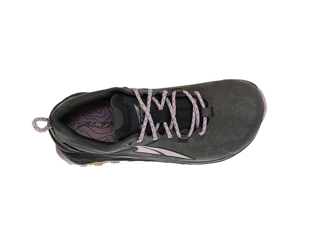 Black / Purple Altra Olympus Low GTX Women's Hiking Shoes | 5624-OTKDM