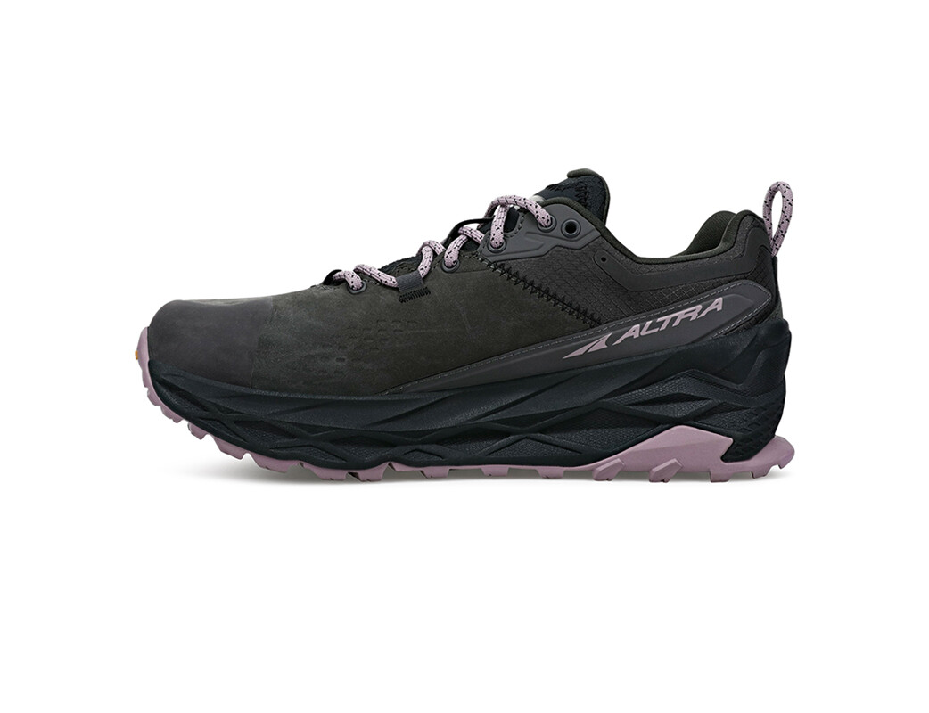 Black / Purple Altra Olympus Low GTX Women's Hiking Shoes | 5624-OTKDM