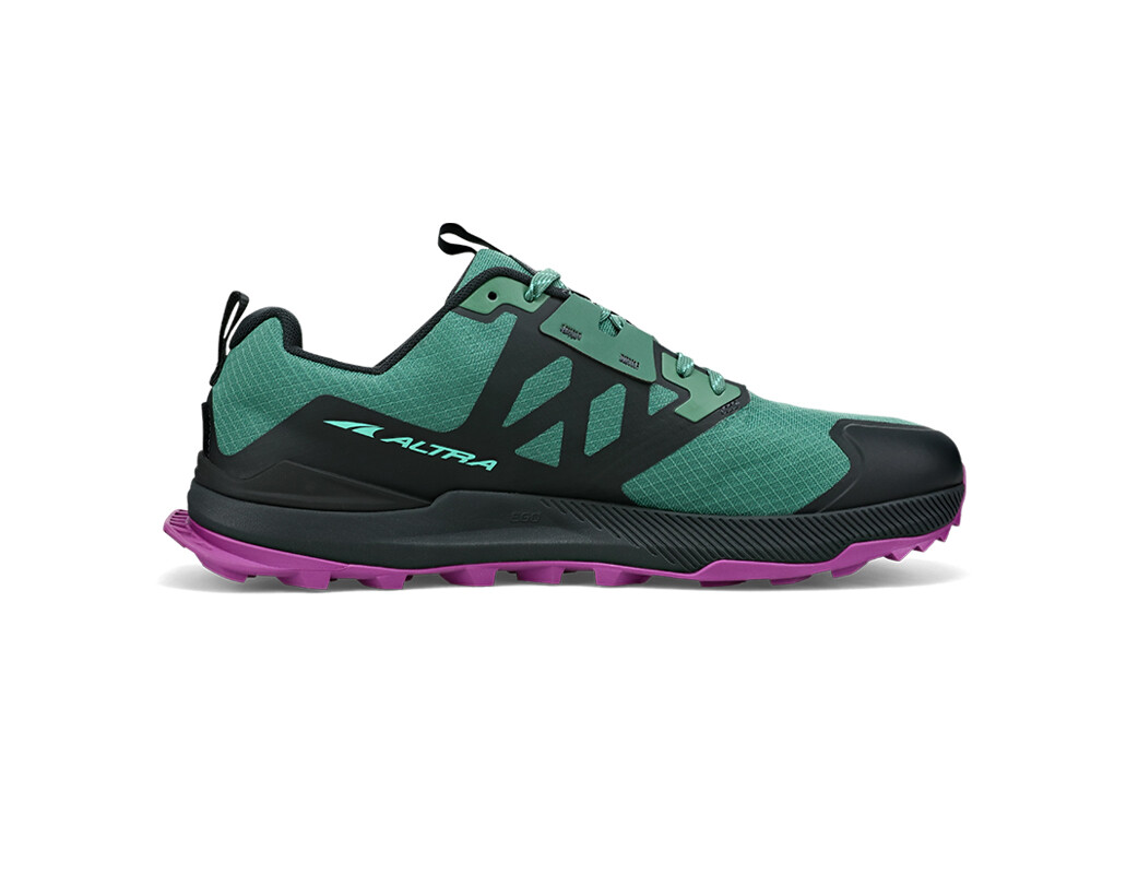 Black / Turquoise / Purple Altra Lone Peak 7 Men's Trail Running Shoes | 8356-UYFJL