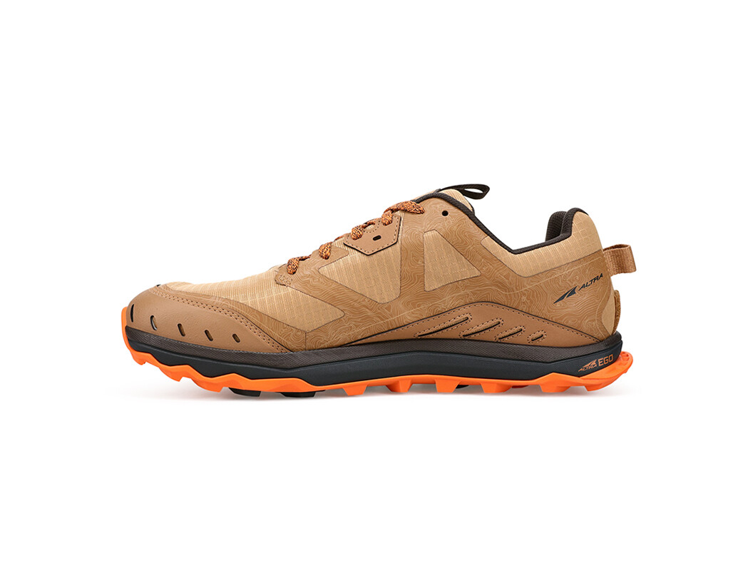 Brown / Coffee Altra Lone Peak 6 Men's Trail Running Shoes | 2563-UCWOB