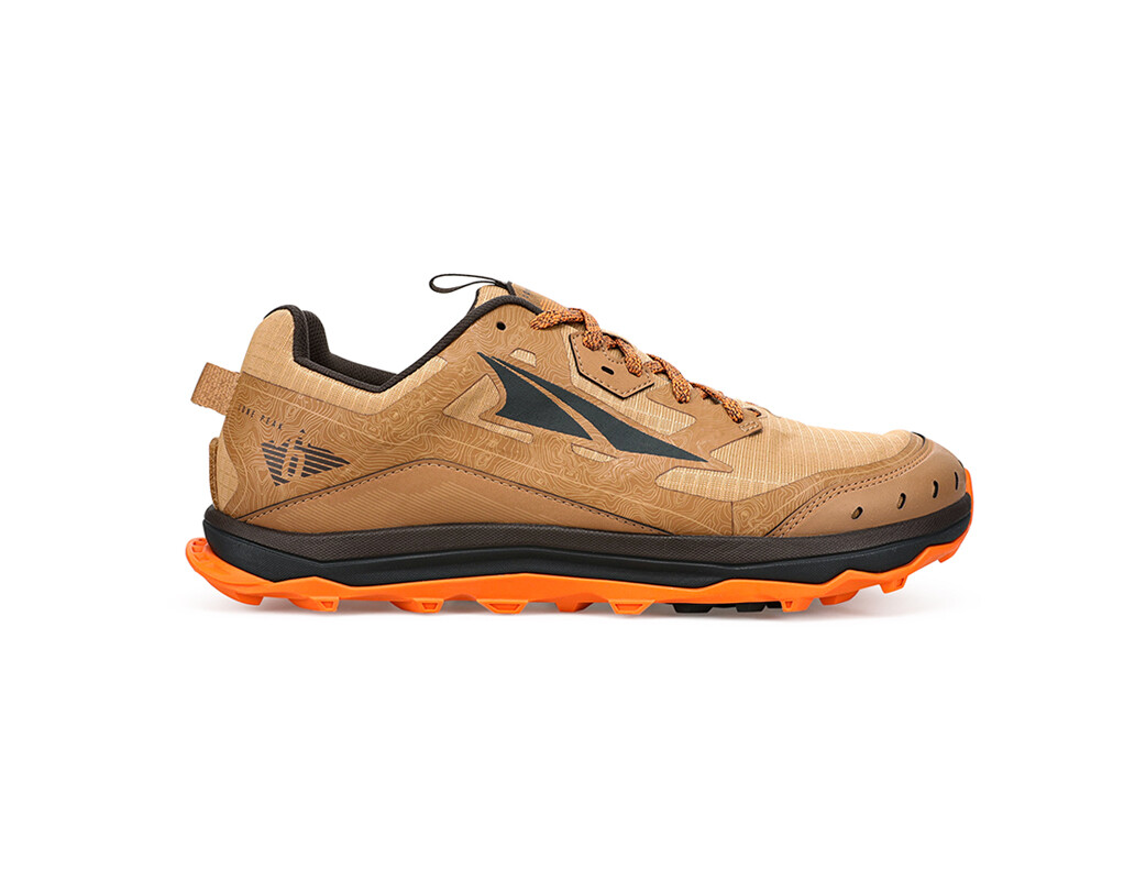 Brown / Coffee Altra Lone Peak 6 Men\'s Trail Running Shoes | 2563-UCWOB