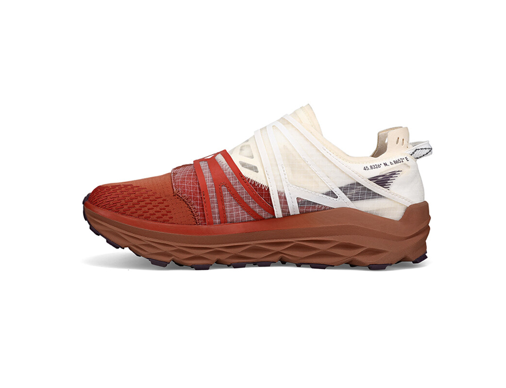 Burgundy / White Altra Mont Blanc Boa Women's Trail Running Shoes | 4526-ERWCQ