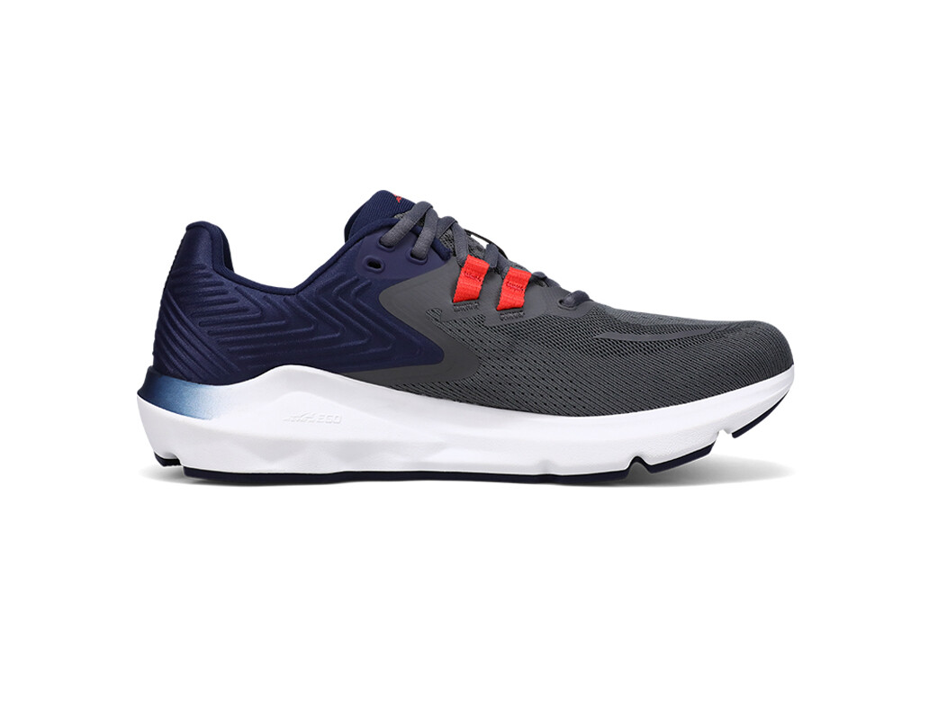 Dark Grey / Red / Navy Altra Provision 7 Men's Road Running Shoes | 1280-WIQOU