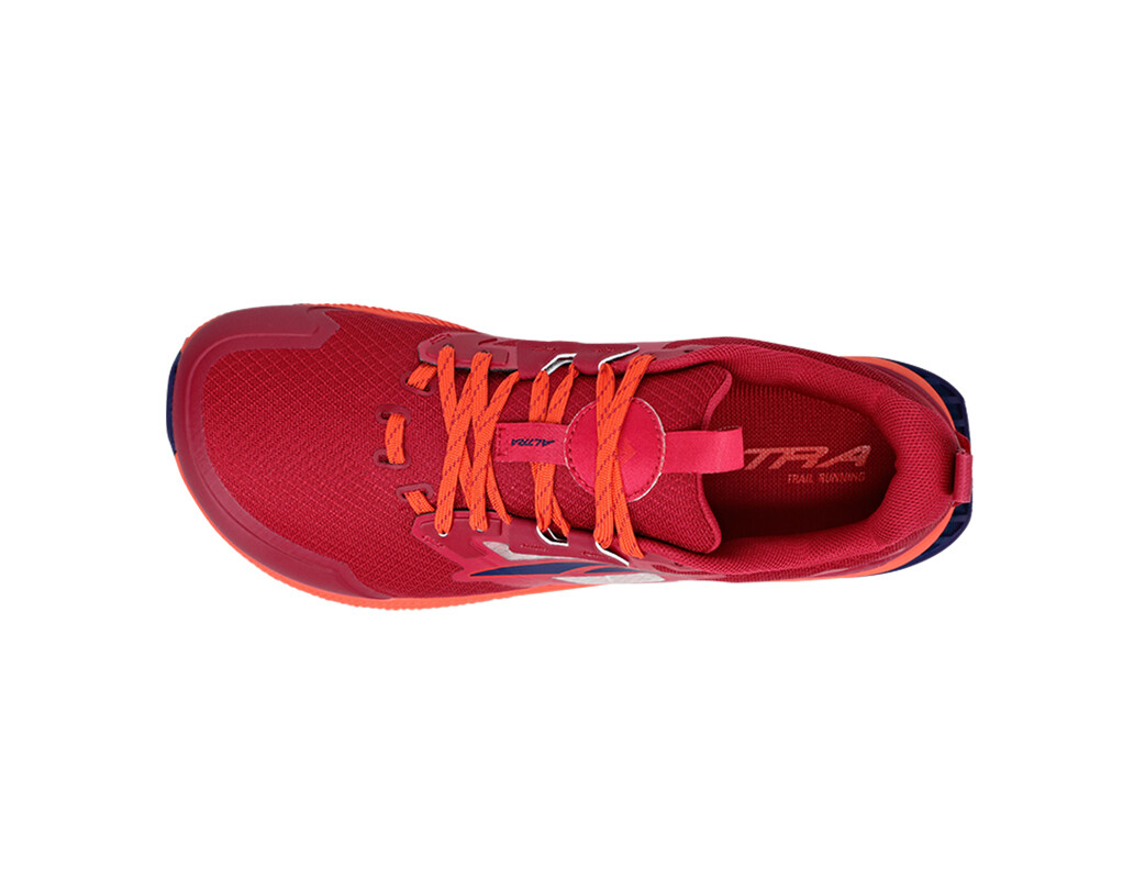 Dark Red Altra Lone Peak 7 Women's Trail Running Shoes | 1283-LVQRE