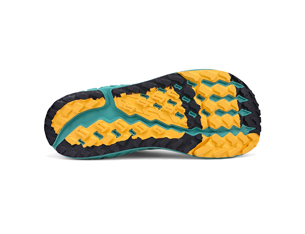 Deep Turquoise / Yellow Altra Outroad Men's Trail Running Shoes | 6135-WOMQF