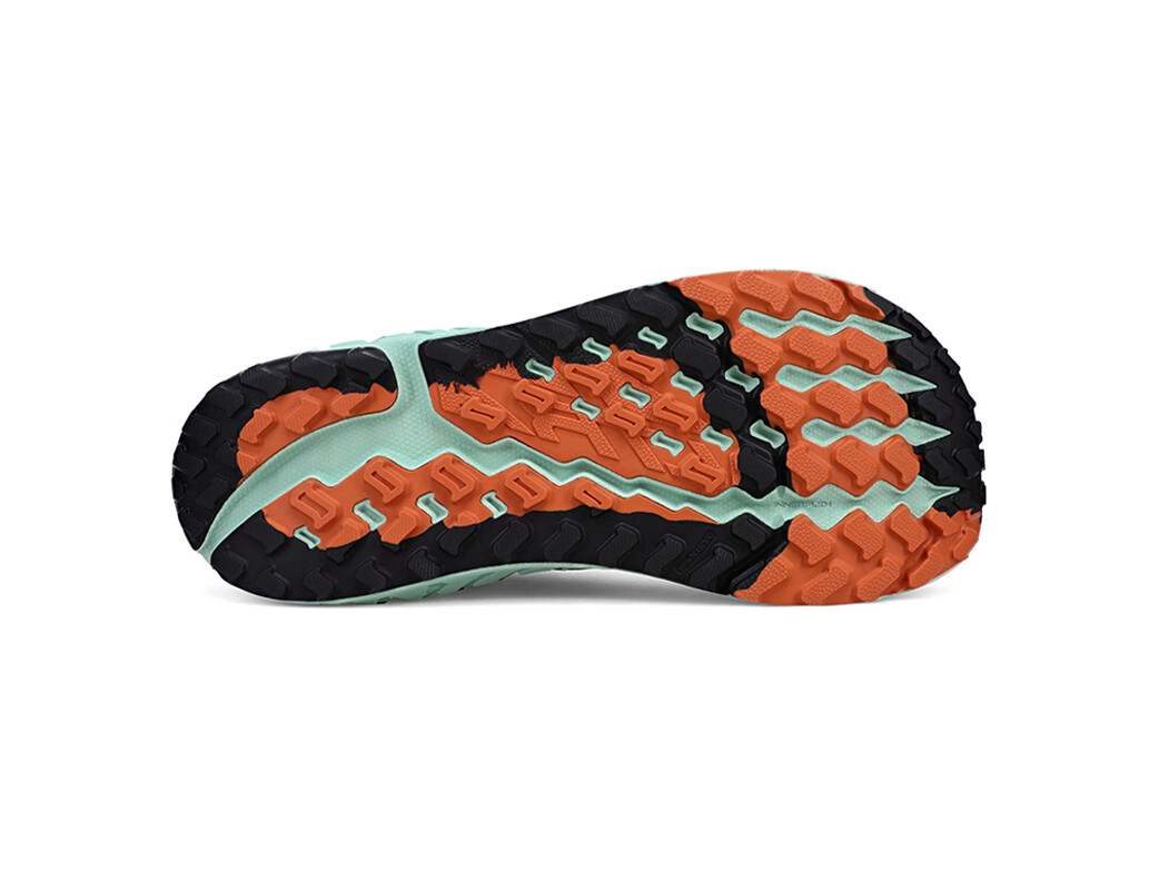 Green / Orange Altra Outroad Men's Trail Running Shoes | 0658-HJZML