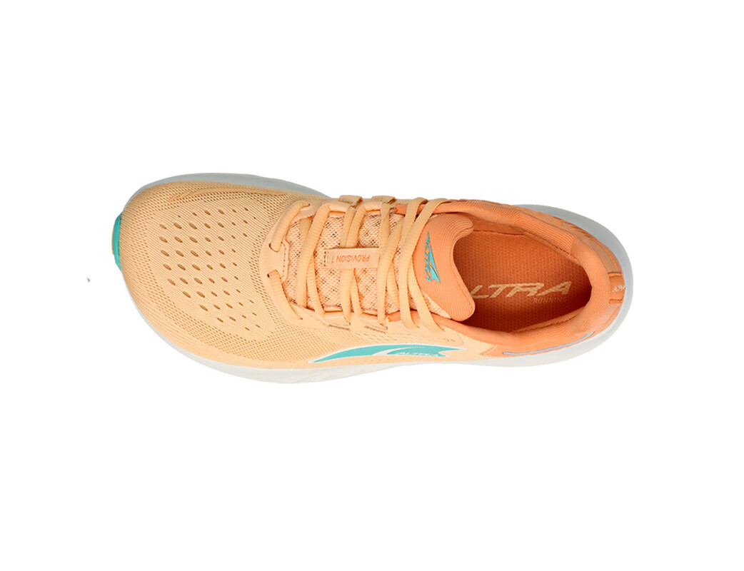 Green / Orange Altra Provision 7 Women's Road Running Shoes | 6784-WLSIU