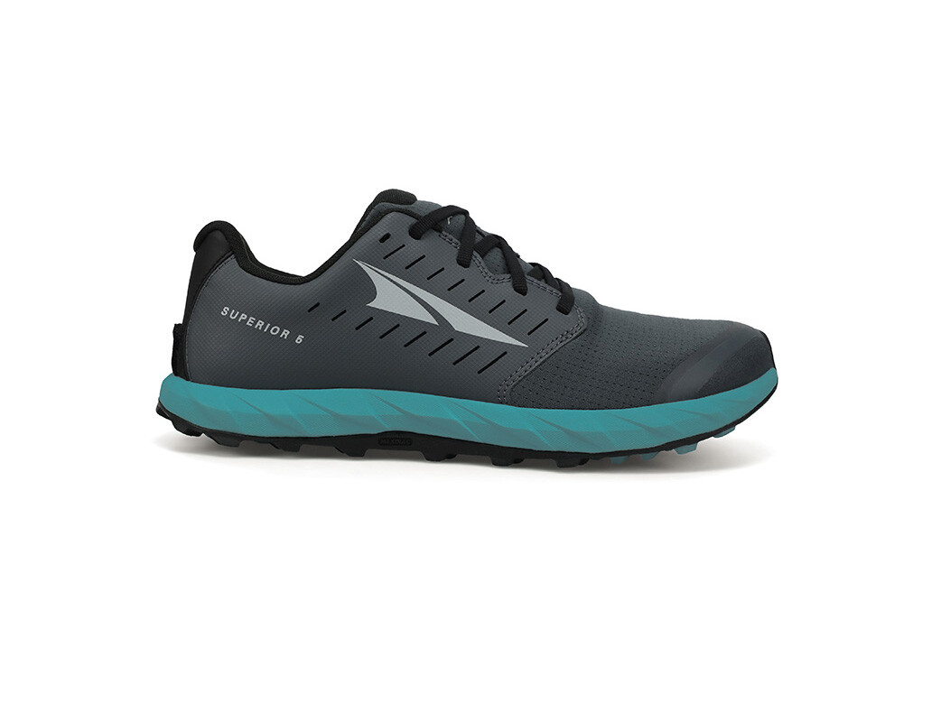 Grey / Deep Turquoise Altra Superior 5 Women\'s Trail Running Shoes | 9341-SRNXJ