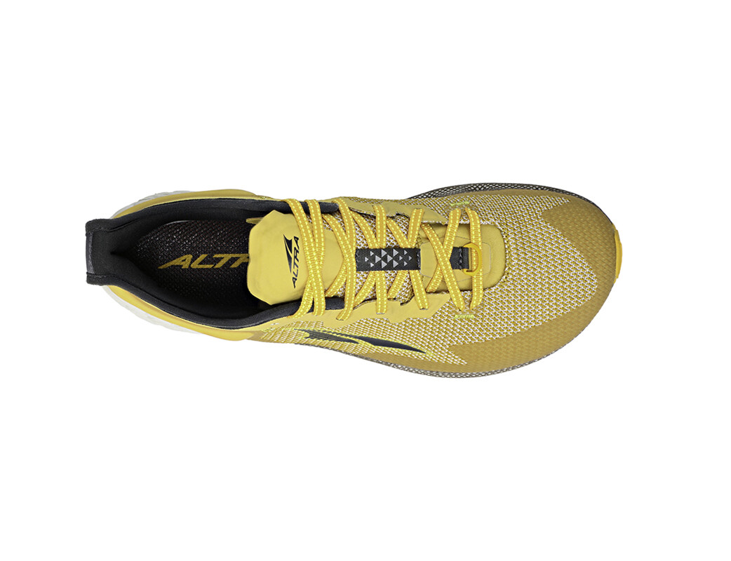 Grey / Yellow Altra Timp 4 Men's Trail Running Shoes | 5012-CFIWU