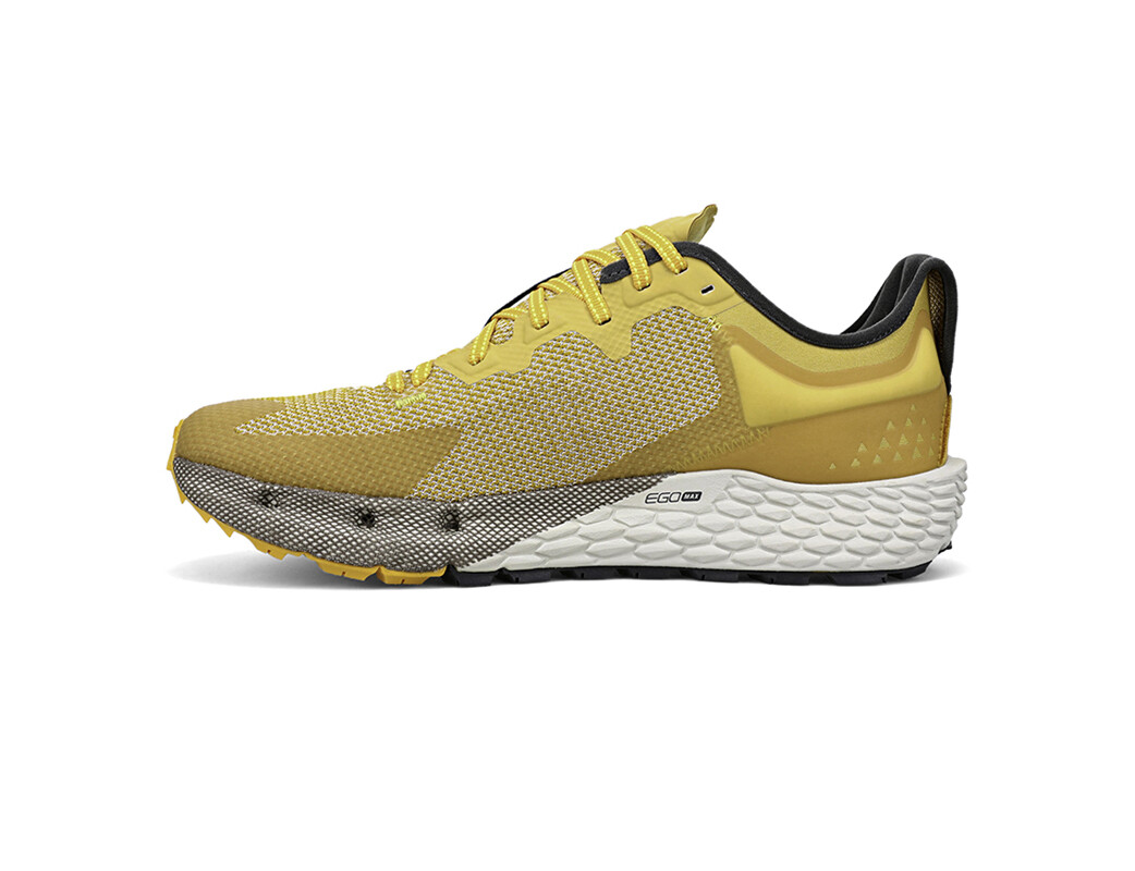 Grey / Yellow Altra Timp 4 Men's Trail Running Shoes | 5012-CFIWU