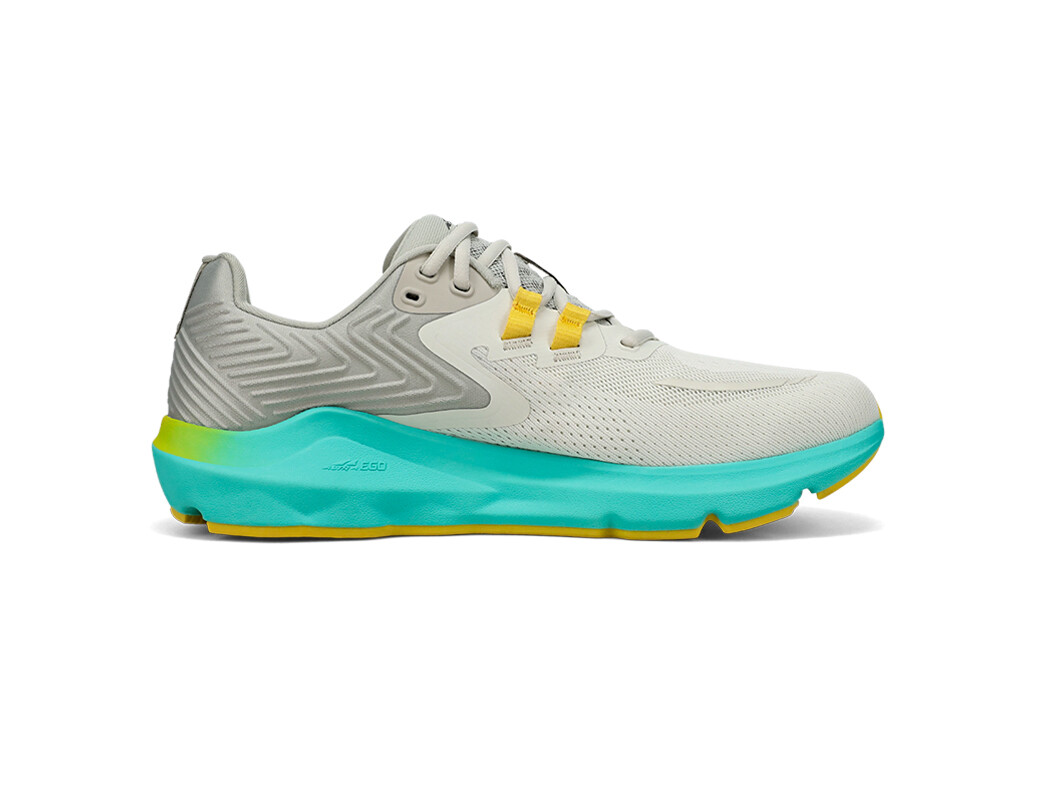 Grey / Yellow / Blue Altra Provision 7 Men's Road Running Shoes | 6087-JPZEY