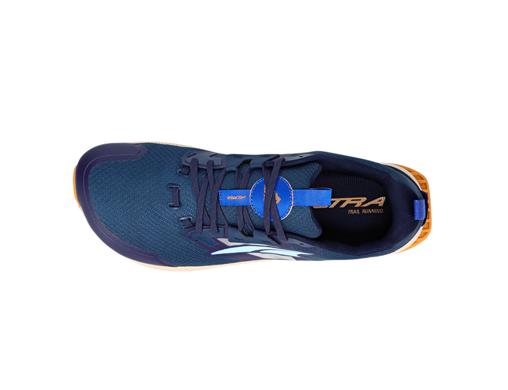 Navy Altra Lone Peak 7 Men's Trail Running Shoes | 6179-KNGWB