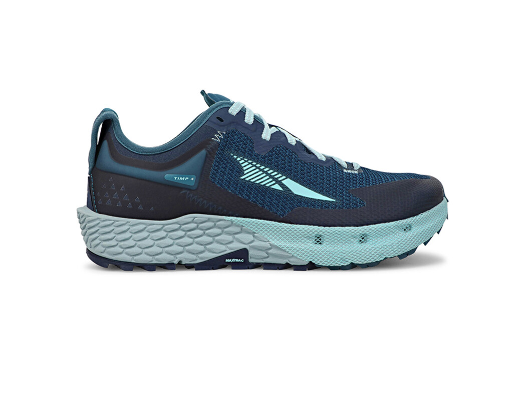 Navy Altra Timp 4 Women\'s Trail Running Shoes | 7520-VQLFX