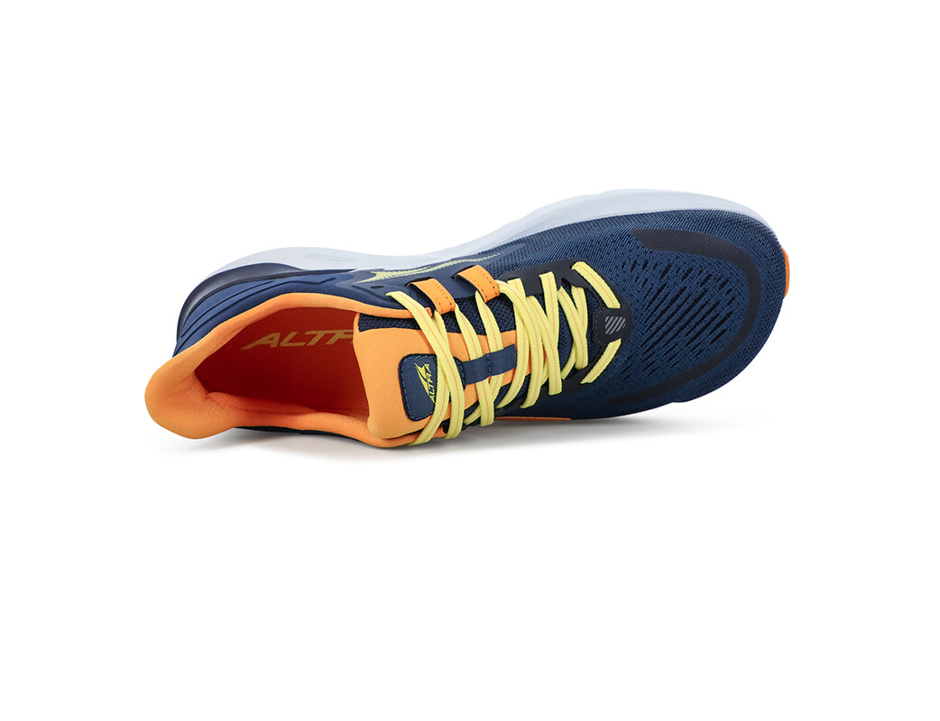 Navy / White / Orange Altra Provision 6 Men's Road Running Shoes | 1096-RDPSA