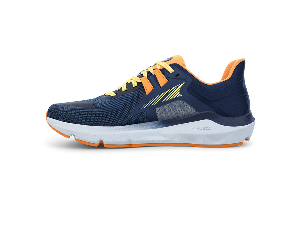 Navy / White / Orange Altra Provision 6 Men's Road Running Shoes | 1096-RDPSA