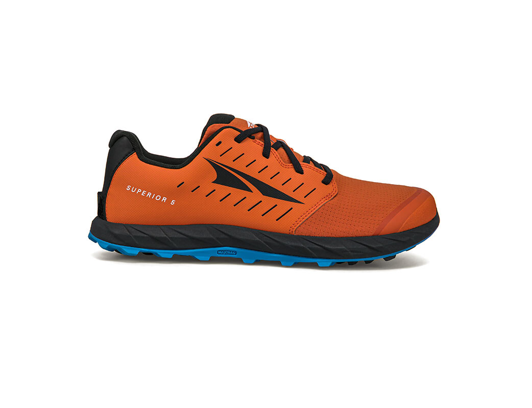 Orange / Black Altra Superior 5 Men\'s Trail Running Shoes | 0621-CPVDF