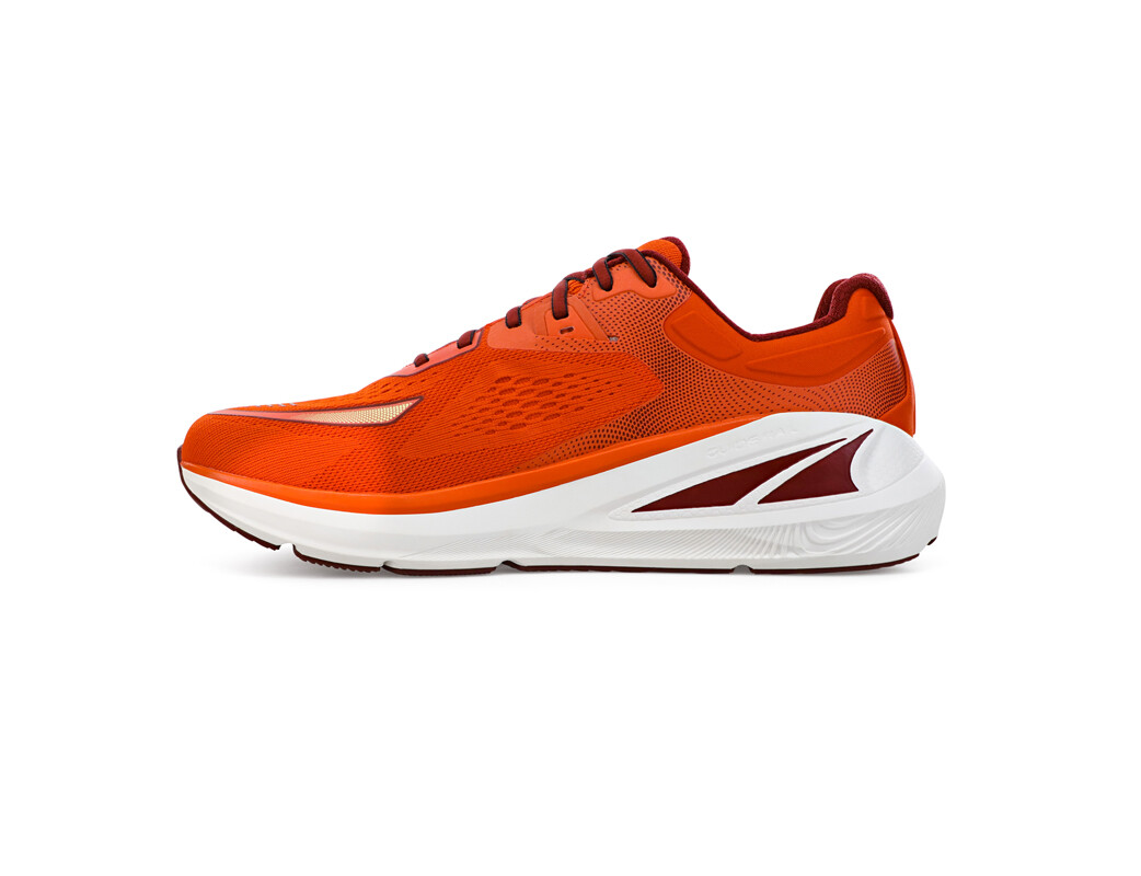 Orange / White Altra Paradigm 6 Men's Road Running Shoes | 5698-SMLBZ