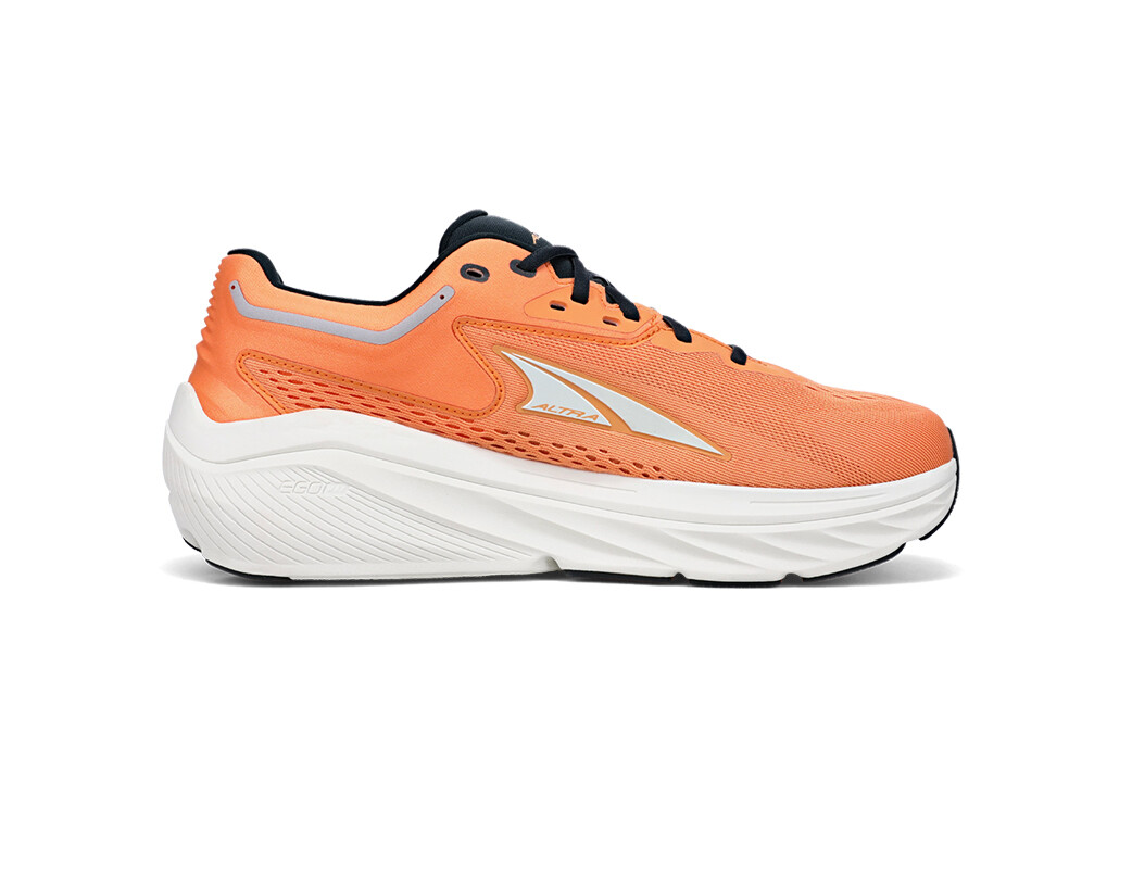 Orange / White / Black Altra Via Olympus Men's Road Running Shoes | 1349-IUXHJ