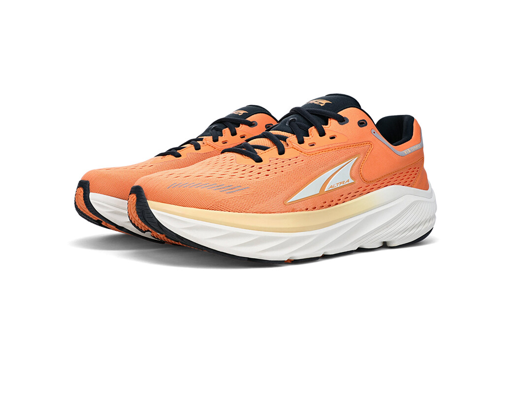 Orange / White / Black Altra Via Olympus Men's Road Running Shoes | 1349-IUXHJ