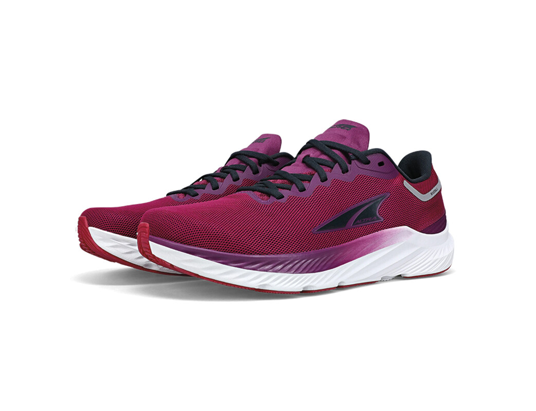 Red / Purple / White Altra Rivera 3 Women's Road Running Shoes | 8265-WEVRL