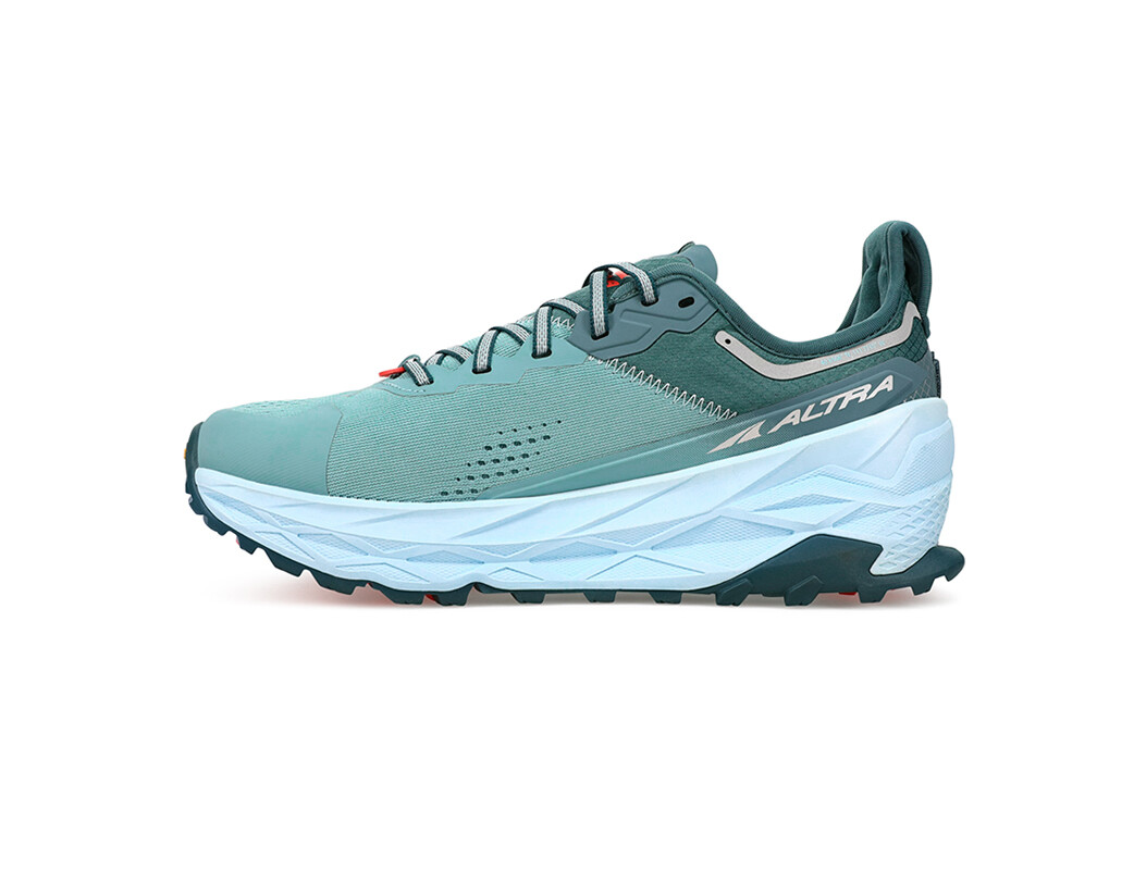 Turquoise / Orange Altra Olympus 5 Women's Trail Running Shoes | 0728-NEZLJ