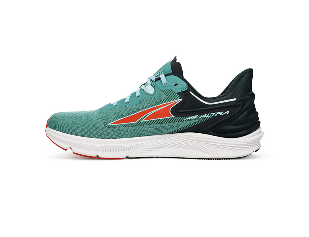 Turquoise / Red / Black Altra Torin 6 Men's Road Running Shoes | 5430-XCSHW