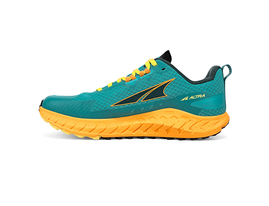 Turquoise / Yellow Altra Outroad Women's Trail Running Shoes | 6750-YSXCT