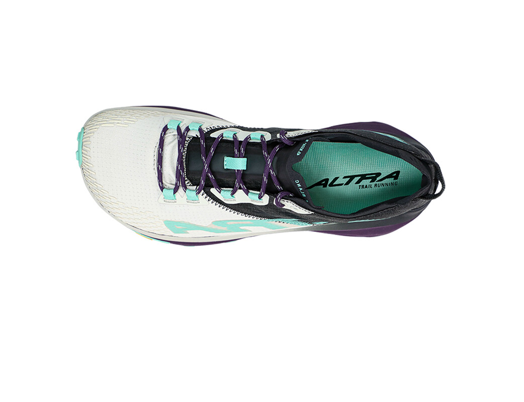 White / Black / Green Altra Mont Blanc Women's Trail Running Shoes | 0472-ORBAM