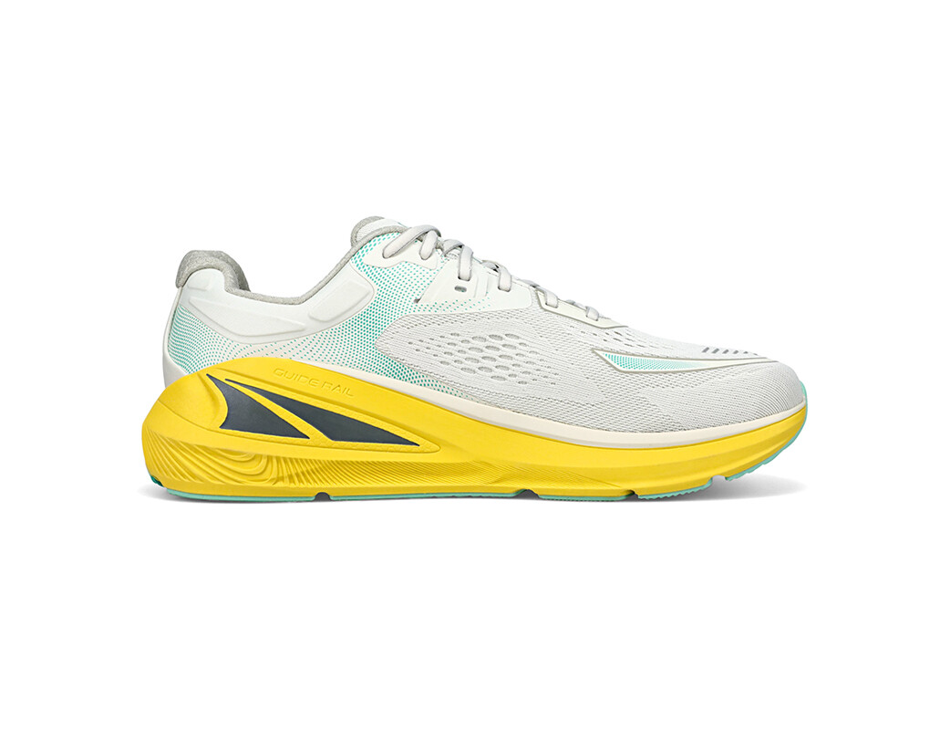 White / Blue / Yellow Altra Paradigm 6 Men's Road Running Shoes | 8531-CADYR