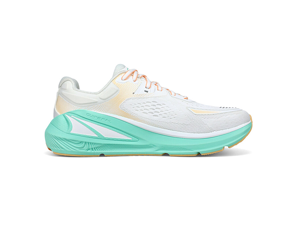 White / Green / Orange Altra Paradigm 6 Women's Road Running Shoes | 9748-WFVZC