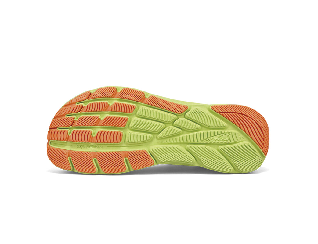 White / Green / Orange Altra Rivera 3 Women's Road Running Shoes | 7823-ROQBZ