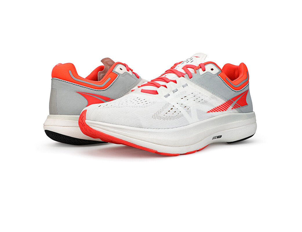 White / Orange Altra Vanish Tempo Women's Road Running Shoes | 1027-CJSRX