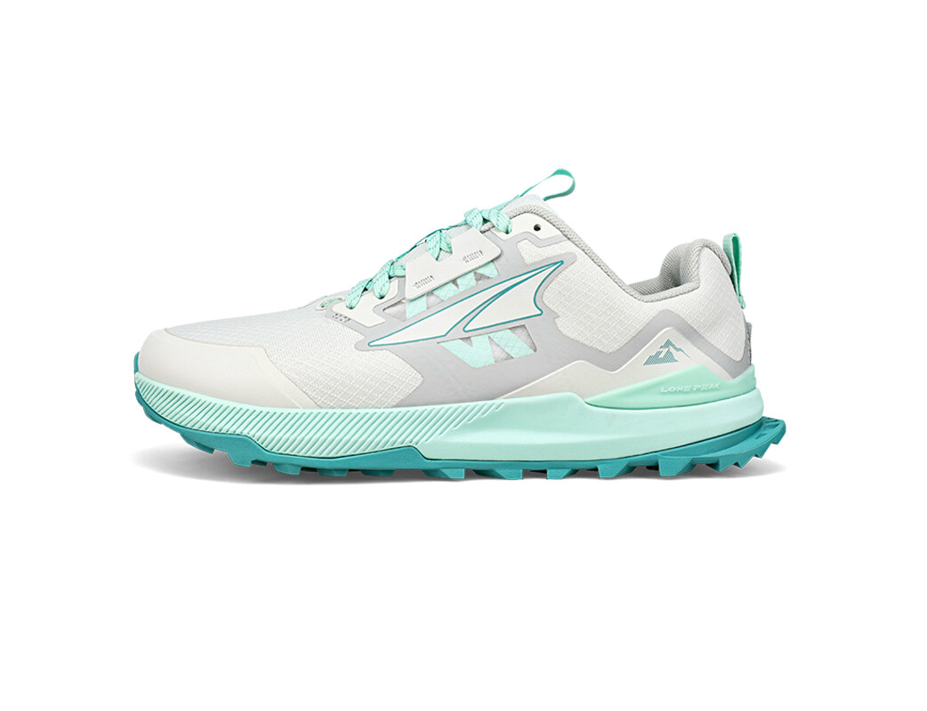 White / Turquoise Altra Lone Peak 7 Women\'s Trail Running Shoes | 8374-ZGBEQ