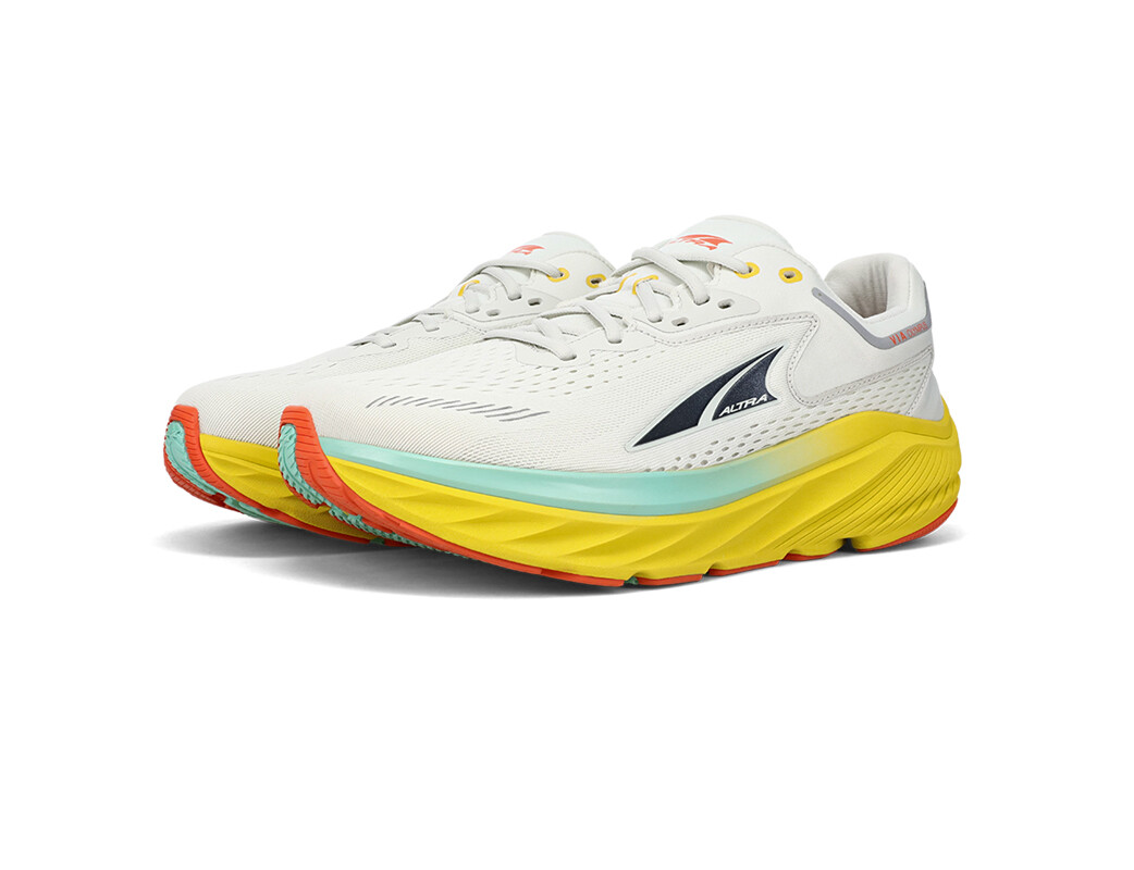 White / Yellow / Blue / Orange Altra Via Olympus Men's Road Running Shoes | 4193-AJIGP