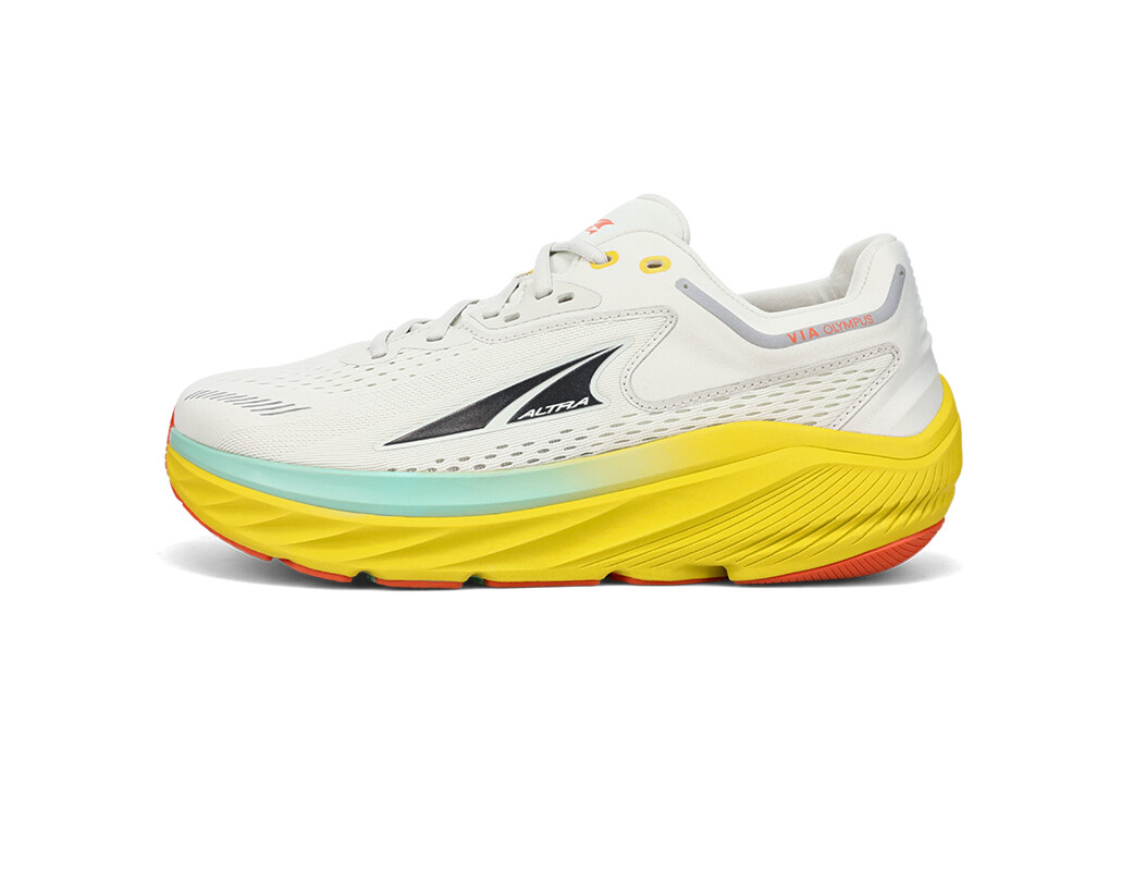 White / Yellow / Blue / Orange Altra Via Olympus Men\'s Road Running Shoes | 4193-AJIGP